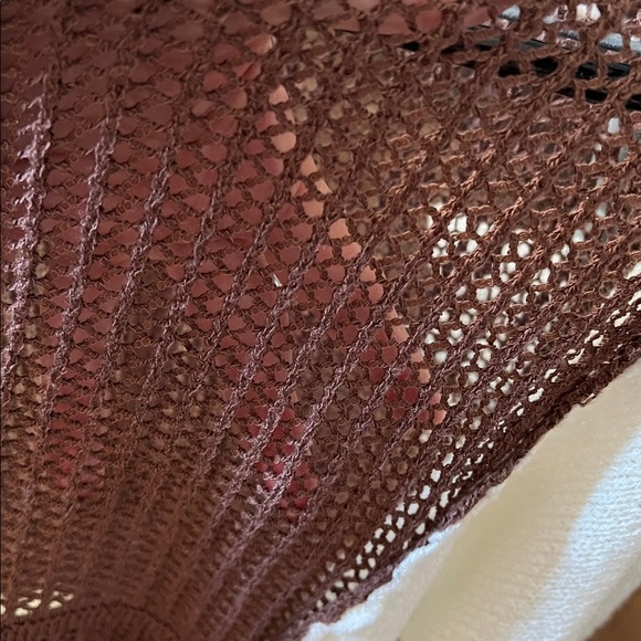 POL Women's Brown and White Knit Sweater C363 AWESOME. - Picture 9 of 10